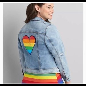 New lane bryant pride jacket